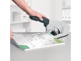 Blokhechter Leitz 5553 Heavy Duty Flat Clinch 120vel zilvergrijs - 5