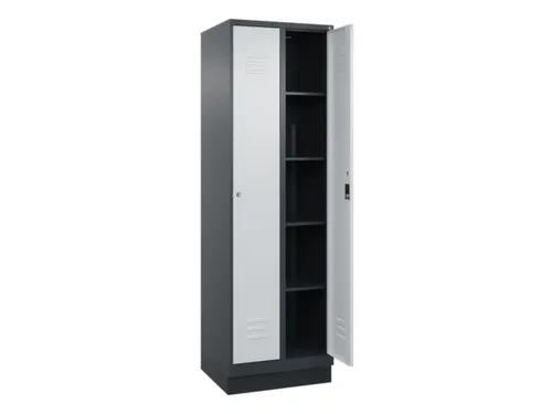 wasgoedverdeelkast,HxBxD 1950x600x500mm,vak B 300mm,cilinderslot