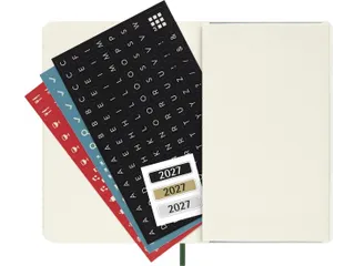 Agenda 2027 Moleskine 12M Weekly 7dag/1pagina pocket sc myrtle green - 7