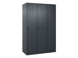 locker,HxBxD 1850x1200x500mm,3vak,vak B 400mm,draaigrendel - 1