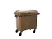 Contivia 4,vuilnisbak 4wielen 660L bruin