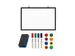 BRASQ Magnetisch Whiteboard 60x45cm Zwart met accessoire set