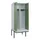 PBM-locker met bank,HxBxD 2120x800x815mm,2vak,vak B 400mm,draaigrendel