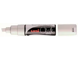 Krijtstift Uni-ball chalk schuin 8.0mm wit
