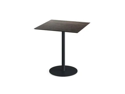 bistrotafel,HxBxD 730x700x700mm,rechthoekig,schotelvoet zwart