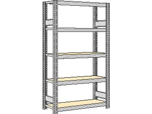 magazijnstelling,grondveld,HxBxD 2000x1341x326mm,vakl. 250kg