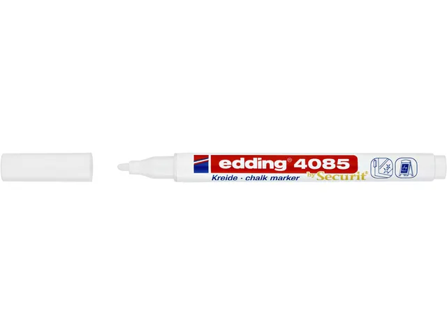Krijtstift edding by Securit 4085 rond 1-2mm wit