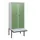 locker met bank,HxBxD 1950x800x815mm,2vak,vak B 400mm,draaigrendel