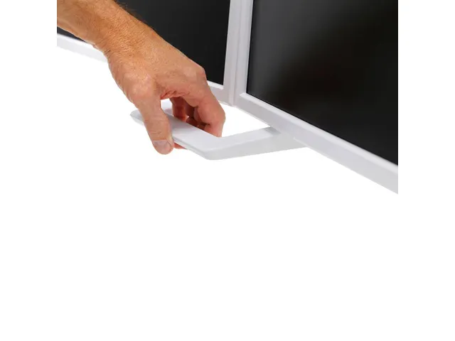Ergotron Hx Desk Dual Monitor Arm Wit 2 Schermen