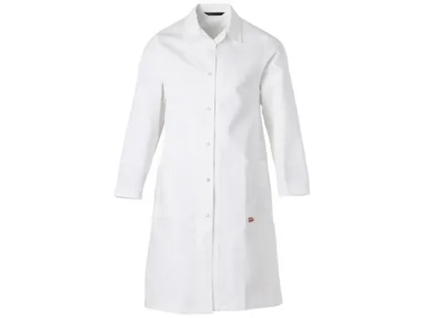 Havep 6085 stofjas wit 100% katoen maat L