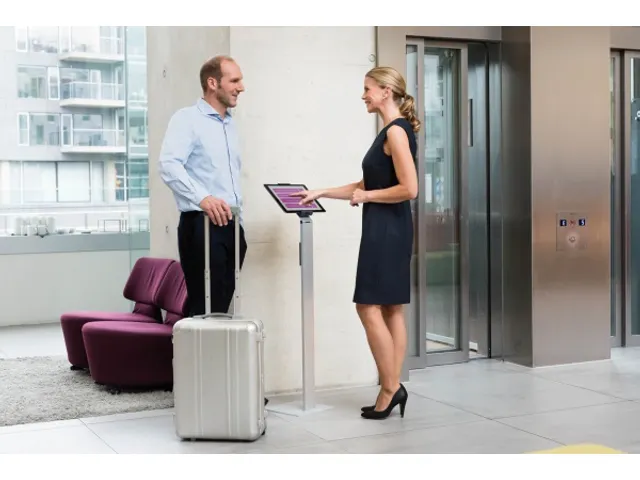 Durable Tablethouder Vloer Metaal Zilver