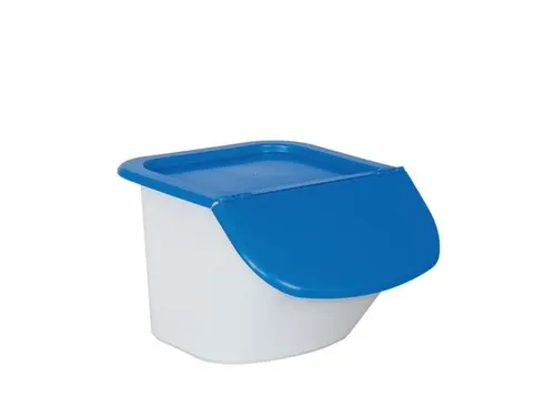 ingrediëntendispenser HxBxD 280x400x440mm 15l PP bak/deksel wit/blauw