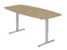 In hoogte verstelbare vergadertafel,HxBxD 710-1200x2200x1030mm