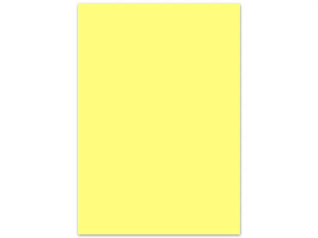 Folia Creakit fotokarton 50x70cm 300gr Citroengeel 25 vel