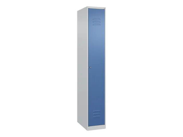 locker,HxBxD 1850x300x500mm,1vak,vak B 300mm,cil.-slot,staand op vloer