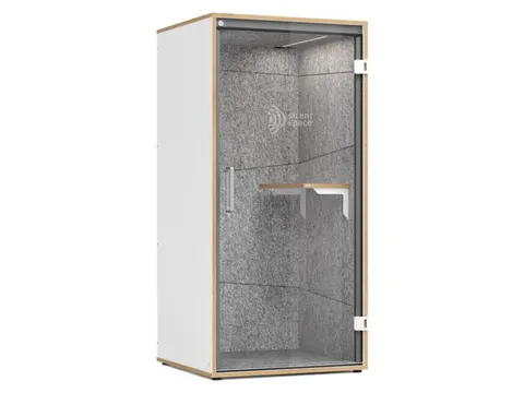 telefooncel,HxBxD 2175x1035x1000mm,wand spaanplaat,stelvoeten