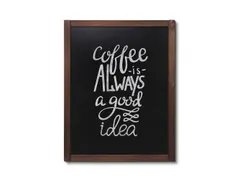 Natura Krijtbord Classic Wand Donkerbruin 70x90cm