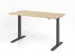 Av. régl. él. hauteur bureau assis/debout,HxlxP 700-1200x1600x800mm