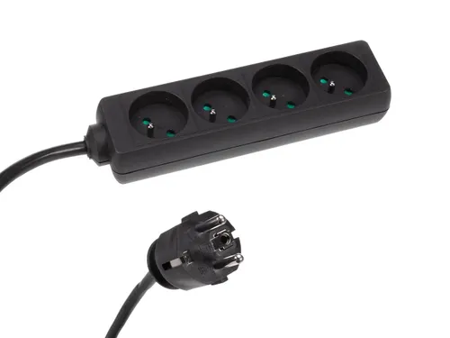 4-Voudige Stekkerdoos Met Krimpkous - 3G2.5 - 5m - Penaarde