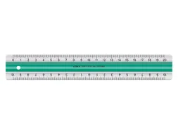 Liniaal Linex super S20 20cm transparant