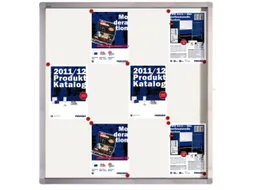 Vitrine Binnen En Buiten 12xa4 Schrijfbord 1011x980x45mm
