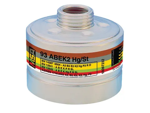 MSA type 93 combinatiefilter met universele schroefdraad, 10 filters