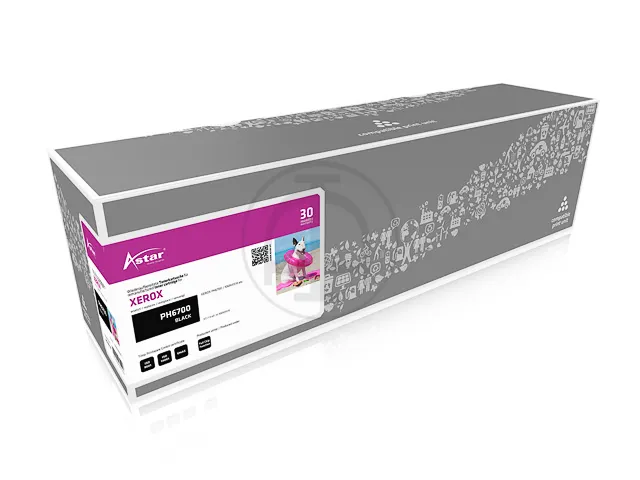 As20110 Astar Xerox 106R01510 Ph Toner Zwart Rebuilt 18.000Pagina's