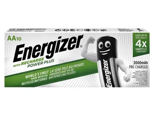 Batterij oplaadbaar Energizer 10x AA 2000mAh - 1