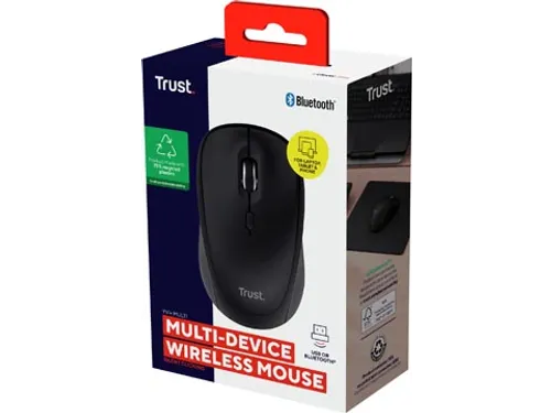 Trust Yvi+ Compacte draadloze muis Zwart