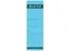 Rugetiket Leitz 1642 62x192mm Blauw zelfklevend