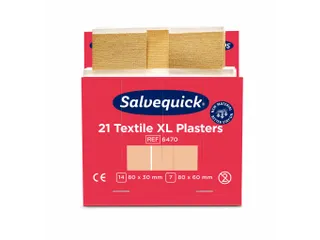 Salvequick Extra Grote Textielpleisters 21 Stuks - 1