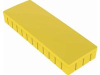 magneet MAULsolid, ft 54x19mm, geel, doos van 10 stuks