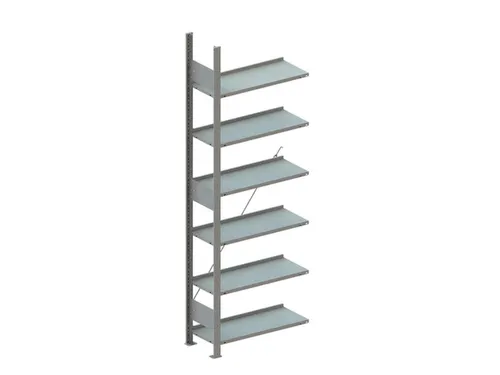 Inhaakstelling Aanbouw 2200x750x300mm 6legborden Vaklast 80kg