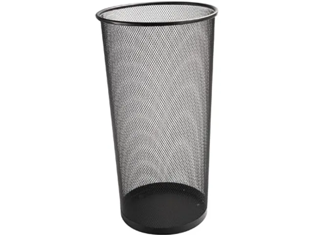 Parapluhouder 22,6 Liter Metaal Mesh Zwart