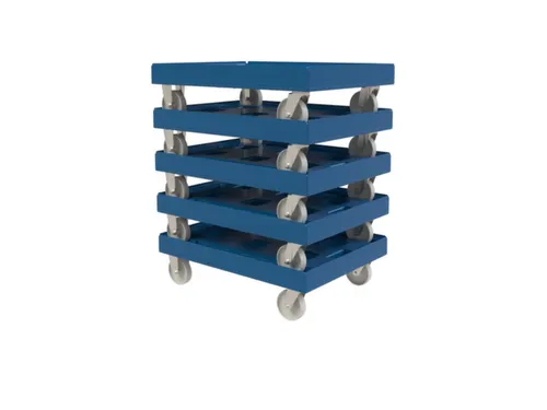 dolly,draagverm. 300kg,laadvl. LxB 814x612mm,platform doorbroken