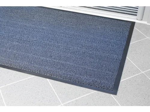 schoonloopmat,HxLxB 7x1800x1200mm,zwart/blauw