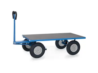 Handtrekwagen 6405P 750kg 1600x900mm polyurethaan wielen - 1