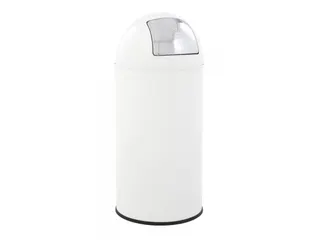 Afvalbak Pushcan 40 Liter Wit - 1