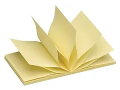 Memoblok Quantore Z-Note 76x76mm geel Voordeelbundel