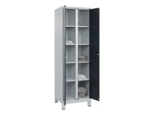 wasgoedverdeelkast,HxBxD 1950x600x500mm,vak B 300mm,draaigrendel
