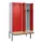PBM-locker met bank,HxBxD 2120x1200x815mm,4vak,vak B 300mm