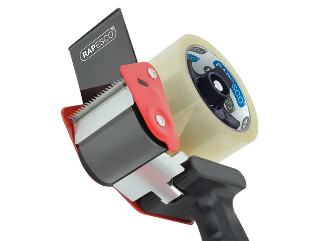 Tapedispenser Rapesco Germ-Savvy 960 antibacterieel zwart + tape