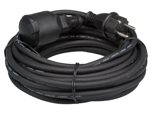 Rubber Verlengkabel - 10 M - 3g1.5 - Penaarde IP44