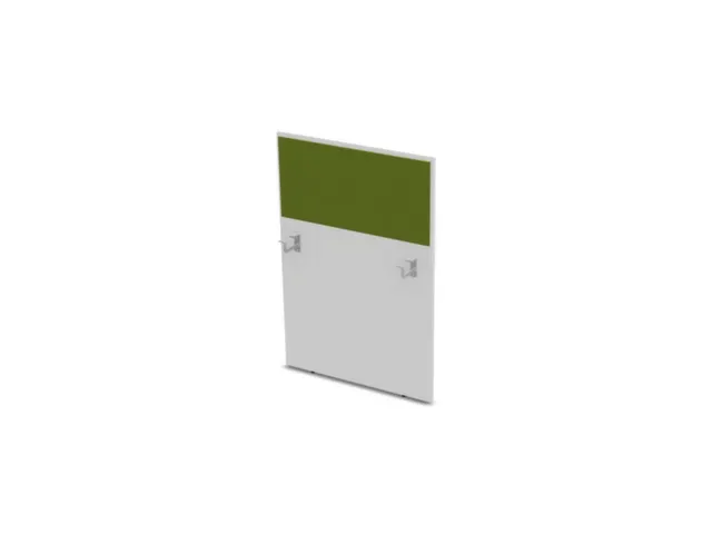 baliepaneel,v. bureau,aanbouw rechts,B 800mm,Bl-wit,BN7048-groen