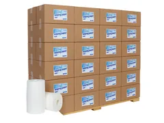 Poetsrol Budget Mini 1-laags 21,5xØ14cmx120m 11 rollen Wit Pallet