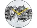 Horloge murale NeXtime 'Sax City' Ø40cm verre/métal
