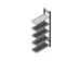 rayonnage pour classeurs,rayonnage suivant,HxlxP 1750x760x335mm