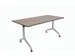Table pliante Schaffenburg 140x80cm Cerisier Havane 25mm Cadre Alu