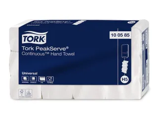 Tork 100585 PeakServe Continu Handdoek Universal H5 1-laags 410 vel - 3