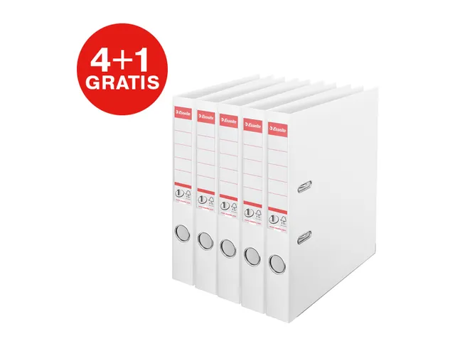 Ordner Esselte No 1 Power PP 50mm wit 5 stuks